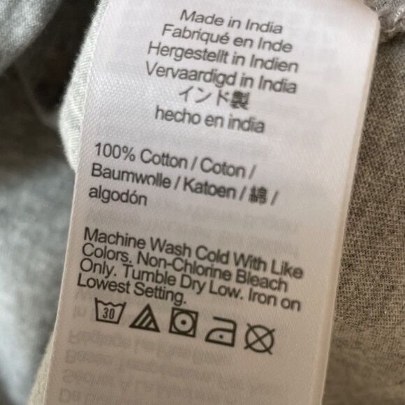 J.CREW Tee Men Medium Cotton Washed Jersey T-Shirt NEW Gray Classic Fit 53362 - Picture 12 of 15